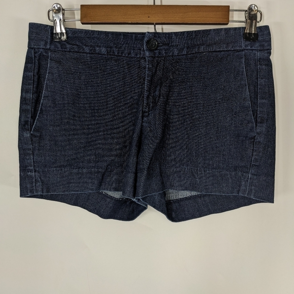 BANANA REPUBLIC FACTORY Hampton Fit Flat Front Denim Jean Shorts